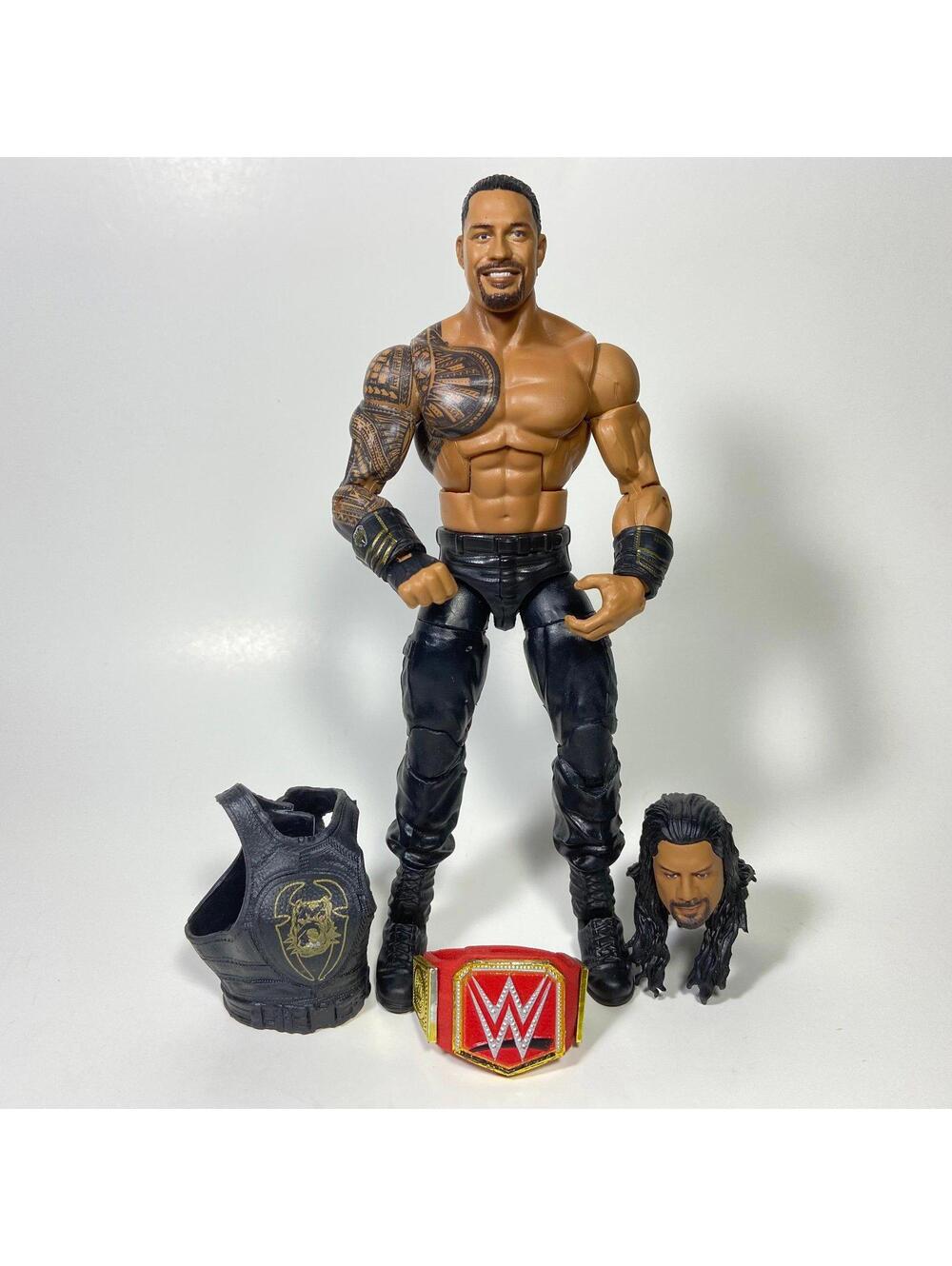 7” Mattel WWE Elite Top Picks Roman Reigns Figure - INCOMPLETE
